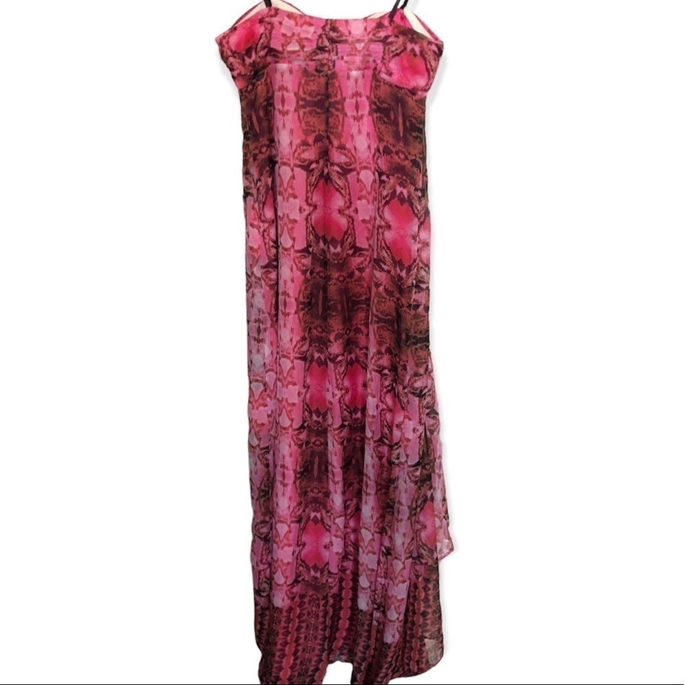 Laundry by Shelli Segal strapless snake print Maxi dress - Picture 3 of 5